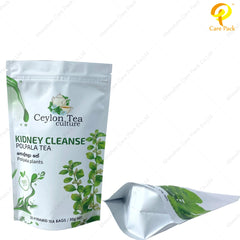 Custom 50g Wholesale Aluminum Printed Reusable Zipper Lock Tea Packaging Digital Printing Stand up Pouch Bag