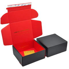 Customized Cosmetic Packing Verpackung Zipper Box for Packiging Corrugated Mailer Shipping Boxes With Logo Packaging