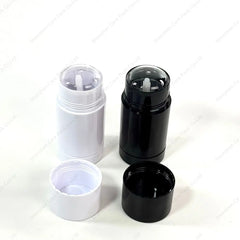 Wholesale Plastic 100% Biodegradable PE Deodorant Stick Lip Balm Cosmetic Tube Containers Packaging with Custom Logo Round Shape