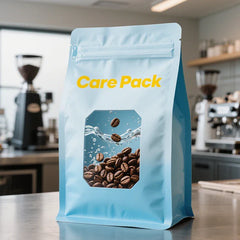 PET Plastic Food Grade Cafe Bean 1lb Tea Coffee Pouches With Air Release Foil Pouches