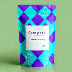 PLA PBAT Hermetic Snack Foil Plastic Durable Laminate Pouches Die Cut 3g 7g 14g Zipper Edible Mylar Pack Stand up Pouch