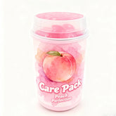 New Trend Push pop Jar 3.5g Container Stickers Gummy Cookie Clear Plastic Jars With Screw Top