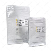 Custom Coffee Bean Snack Pet Dog Cat Food Flat Bottom Glossy Eight Side sealed Bag with Easy Tear Zipper and clear Side Gusset