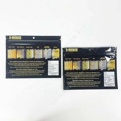 Custom Printing Three Side Sealed Clear Lure Fishing Plastic Bags Peaca Fishing Bait Tackle Packaging with Zipper