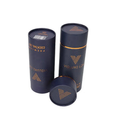 Popular Products Biodegradable Packaging Box Round Wine Bottle Paper Tube Packaging