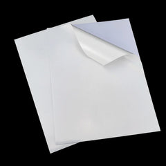Standard A4 8.5x11 Letter Size Self Adhesive Glossy Matte White Inkjet PP Self-adhesive White PP Film for Inkjet Printer