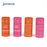 Custom Eco-Friendly Kraft Cardboard Cylinder Tube Perfume Cosmetic Skincare Essential Oil Paper Tube Packaging