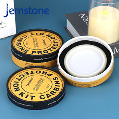 Custom Food Container White Round Paper Tube Box Powder Waterproof Sealing Paper Tube Packaging