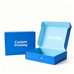 Custom Branded Printed Black Corrugated Shipping Boxes Clothing Packaging Mailer Paper Box