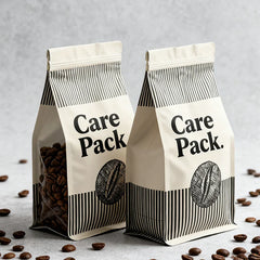 Custom 8oz 12oz 16oz Coffee Bag Aluminum Foil Flat Bottomed Long Freshness Coffee Packaging Bean Bags With Valve