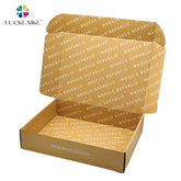 Custom Corrugated Recycled Brown Kraft Paper Folding Scarf Hat Pillow Socks Brand Carton Gift Boxes Package for Shipping