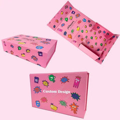 Private Label Wholesale Personalized Wig Braids Hair Bundles Weave Storage Magnet Packaging Boxes