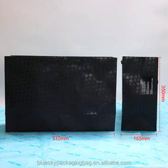 OEM/ODM Black Luxury Paper Bags Kraft Paper Bag for Clothes/Jewelry/Food Paper Bag Shopping Bag with Black Handle and Own Logo