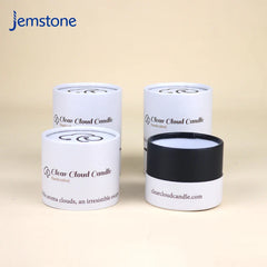 Custom Food Grade Tea Coffee Candle Cylinder Paper Tube Push up Cosmetic Box Packaging Luxury Kraft Cardboard Tube