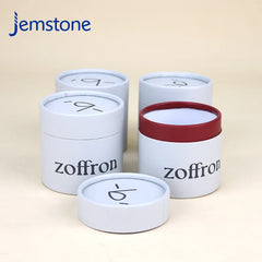 Custom Eco-friendly Kraft Cardboard Cosmetic Perfume Paper Tube Food Tea Coffee Candle Cylinder Box Packaging