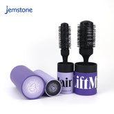 Eco-Friendly Custom Product Hair Curler Makeup Brush Luxury Round Kraft Cardboard Push up Paper Tube Cylinder Packaging