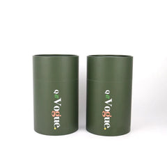 Custom Eco-Friendly Kraft Cardboard Food Tea Coffee Cylinder Packaging Chocolate Paper Tube OEM Vanishing Biodegradable