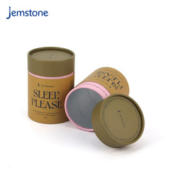 Custom Recyclable Brown Luxury Kraft Cardboard Food Tea Coffee Cylinder Box Packaging Bread Cakes Snacks Paper Tube