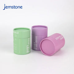 Eco-Friendly Custom Food Grade Kraft Cardboard Tea Coffee Cylinder Packaging Collagen Powder Spices Salt Paper Tube
