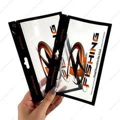 Bolsas Fishing Bait Lure Packaging Bags With Euro Hole Micro Trout Bait Emballage Poisson Rapala Packaging Bags