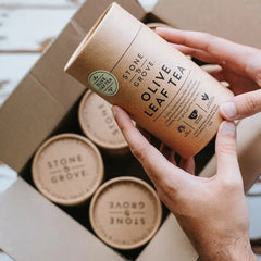 Biodegradable Luxury Kraft Food Coffee Paper Tube Round Chocolate Tube Cardboard Candle Box Cylinder Packaging for Tea