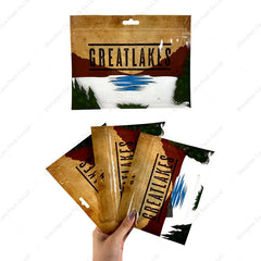 Custom Fishing Baits Zip Sealer Reusable Worm Lures Packaging Custom Bait Bags Heat Sealable Plastic Zipperlock Bag