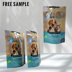 Pet Cats Dogs Food Feed Mylar Zipper Bag Foil Lamination Glossy Ziplock Pouch Customized Treat Food Packaging Bag