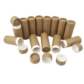 Recyclable Luxury Empty Push up Kraft Cardboard Lip Balm Deodorant Tubes Cosmetic Skin Care Lipstick Paper Tube Packaging
