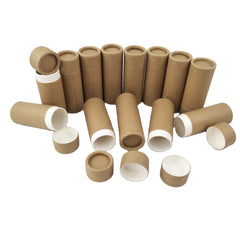 Biodegradable Kraft Cardboard Push up Lip Balm Lipstick Deodorant Tube Packaging Cosmetic Skincare Essence Milk Paper Tube