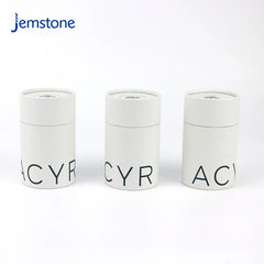 Custom Luxury Cosmetic Bottle Box Kraft Cardboard Tube Tea Coffee Cylinder Packaging Skincare Essential Oil Perfume Paper Tube