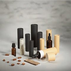 Custom Eco-Friendly Brown/Black/White Cardboard Kraft Paper Tube Packaging for Perfume Craft Use Natural Solid Stick Deodorant