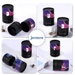 Custom Round Food Packaging Bottles Luxury Cardboard Tube Black Push up Gold Foil Paper Tube Box Packaging