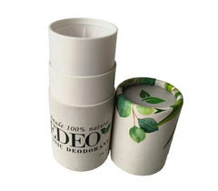 Customized Empty Kraft Lip Balm Deodorant Stick Cylinder Packaging Twist up Paper Tubes for Cosmetics