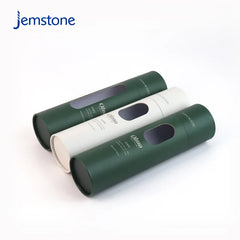 Custom Printed Clothing Paper Tube Scarves T-shirts Craft Kraft Cardboard Cylinder Box Packaging with Window