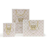 Customized Embossed Print Wholesale Promotional Shopping Tote Coated Art Clothing Kraft Paper Bags for Gifts Packaging