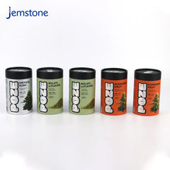 Custom Eco-Friendly Food Grade Paper Tube for Coffee Matcha Tea Powder Kraft Cardboard Cylinder Packaging with Lid for Spices