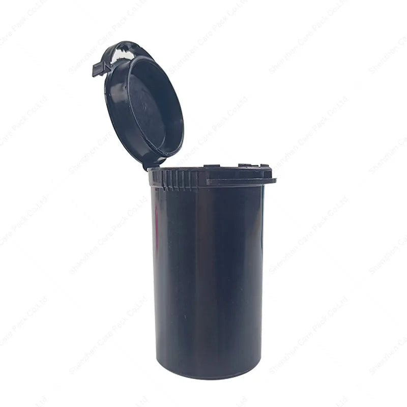 Custom PP CR All-Color Empty Top Pop Container Plastic Seal Rolls Squeeze Pop Top Tube for Eye Cream in Medicine Industry