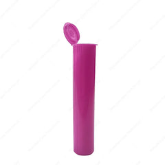 Multi-Color Child-Resistant Squeeze Pop Top Tube Clear Plastic Empty PE PP Smell Proof for Cosmetics and Medicine