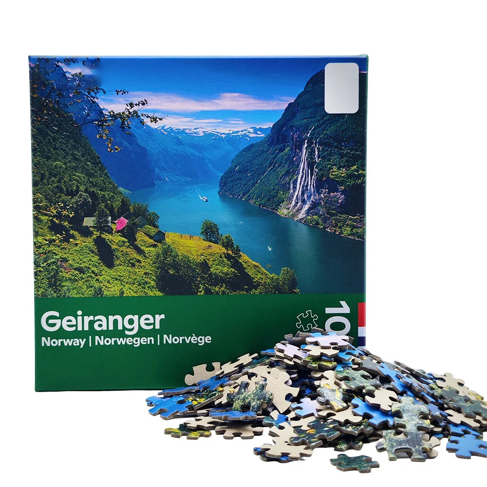 Free Sample Custom Design Adult Puzzle Games Manufacturer 1000 Pieces Jigsaw Puzzle for Kids