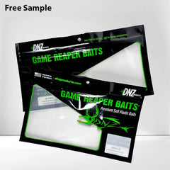 Soft Fish Lure Hook Plastic Mylar Fish Packaging Zipper Bag Hooks and Bait Packing Pouch With Custom Logo