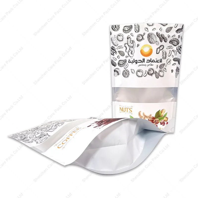Custom 3g 7g Zip Lock Mylar Bag Self-sealing Aluminium Foil Bags Pouches Flexible Packaging Doypack With Zipper for Cashew