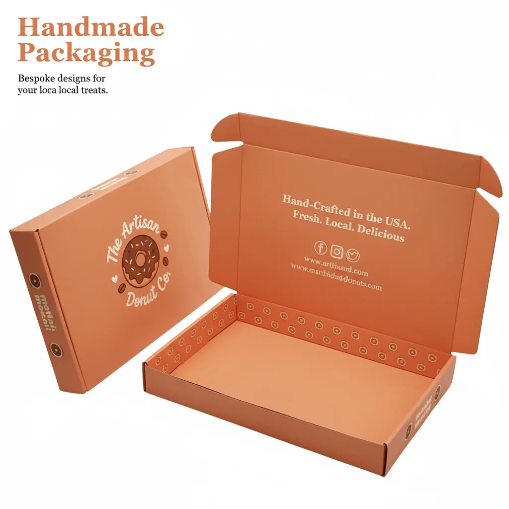 EU Luxurious Custom Corrugated Flat Airplane Tear Strip Zipper Cardboard Mailer Box Packaging Shipping Boxes with logo