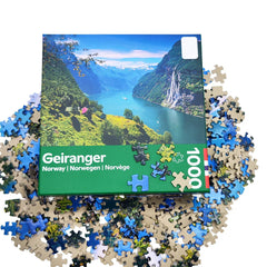 Free Sample Custom Design Adult Puzzle Games Manufacturer 1000 Pieces Jigsaw Puzzle for Kids