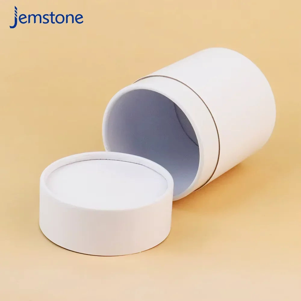 Printed Biodegradable Kraft Cardboard Perfume Bottle Cylinder Packaging Box Skincare Essential Oil Paper Tube for Cosmetic
