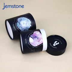 Custom Logo Eco-friendly Luxury Kraft Cardboard Food Tea Coffee Candle Cylinder Box Packaging Cosmetic Perfume Bottle Paper Tube