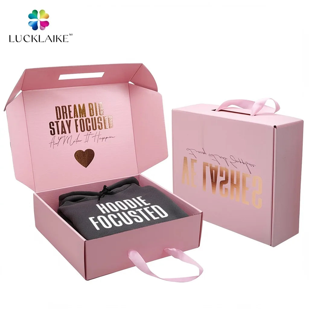Wholesale Corrugated Packaging Shipping Boxes Custom logo Reusable Self Sealing Mailer Paper Cardboard Box with Tear Strip