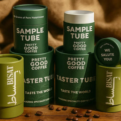 Custom Printed Logo Luxury Tea Coffee Bean Candy Cylinder Packaging Box Eco-Friendly Biodegradable Craft Cardboard Paper Tube