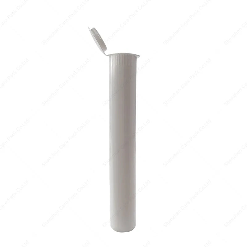 Multi-Color Child-Resistant Squeeze Pop Top Tube Clear Plastic Empty PE PP Smell Proof for Cosmetics and Medicine