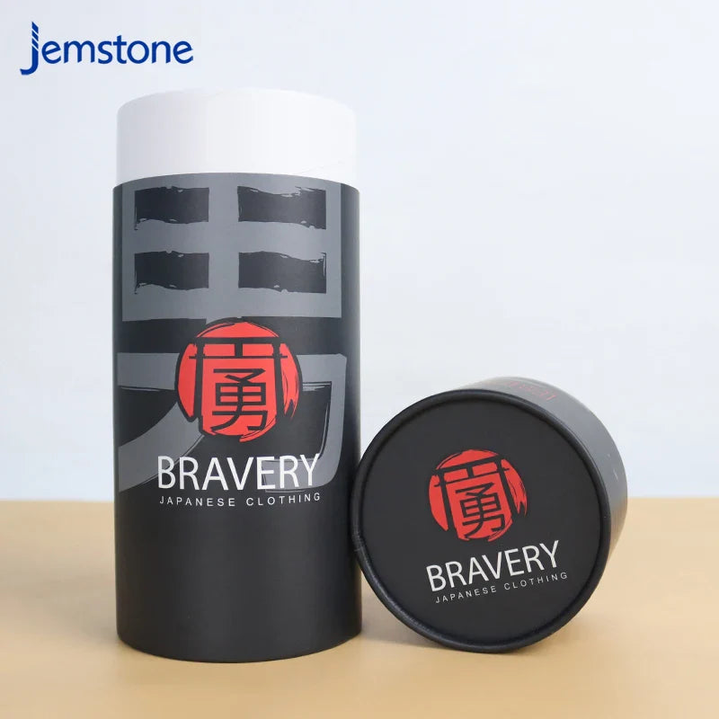 Printing Paper Tube Powder Food Safe Round Packaging Paper Cans with Easy Ring Foil Peel Off Ends Composite Material Round Shape