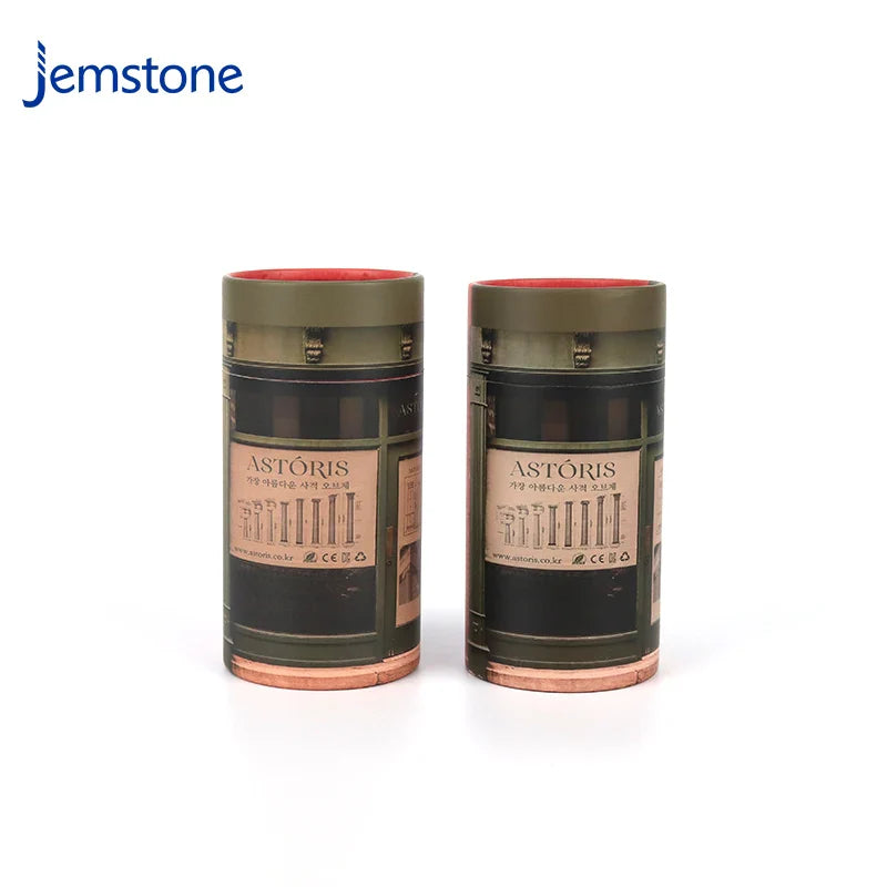 Custom logo Design Printed Eco-Friendly Kraft Cardboard Cylinder Packaging Essential Oil Perfume Bottle Paper Tube for Cosmetic